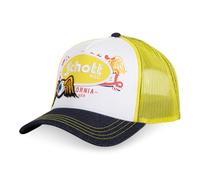 Von Dutch Casquette Homme & Femme x Schott, Casquette Trucker Ajustable avec Snapback TU