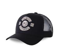 Von Dutch Casquette Noire California 2992 Biker Trucker Baseball - Homme,Taille unique,Noir