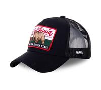 Von Dutch Casquette Noire California Ours Brun Trucker Baseball - Homme