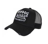 Von Dutch Casquette Trucker homme Ecusson Damier Noir