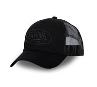 Von Dutch Casquette Trucker Snapback 'Logo 3D' Noir Mixte Décontractée Printemps/Été T1