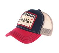 Von Dutch Casquette Homme & Femme Ajustable, Casquette Trucker, Coupe décontractée, Sans Déformation et Durable, Bleu, Rouge, Beige, Noir, Taille TU