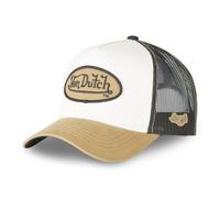 Von Dutch Casquette Homme & Femme Ajustable, Casquette Trucker Originale et Confortable, Blanc, Marron, Noir, Taille TU