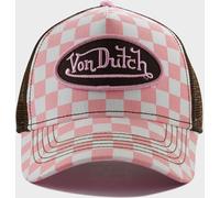 Von Dutch Chapeau de camionneur à carreaux multicolores Von Dutch Rose Un an