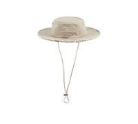Von Dutch Chapeau Homme & Femme 100% Coton, Bob Australia, Ajustable avec Cordon, Beige, Taille S/M