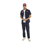 Von Dutch Chemise Homme Manches Courtes, avec Poches, Regular Fit, Bleu Taille M