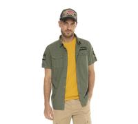 Von Dutch Chemise Homme Manches Courtes, avec Poches, Regular Fit M