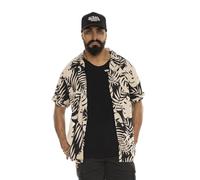 Von Dutch Chemise Homme Manches Courtes en Viscose imprimée Palm XL