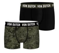 Von Dutch Lot de 2 Boxers Homme en Coton Basic Camouflage XXL