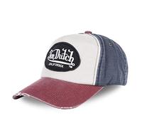 Von Dutch Men's Casquette Unisexe Casquette Rouge/Beige 100% Coton