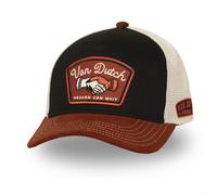 VON DUTCH Original Semi-Curved Trucker Cap - Moto Tête de Mort Diable Œil