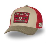 VON DUTCH Original Semi-Curved Trucker Cap - Moto Tête de Mort Diable Œil