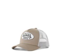 Von Dutch Originals Casquette 'Boston' moka / blanc, Taille 55-60