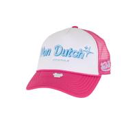 Von Dutch Originals Casquette 'Lund' bleu ciel / rose / blanc, Taille 55-60
