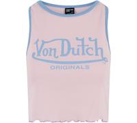 Von Dutch Originals Haut 'Ashley' bleu clair / rose, Taille XS