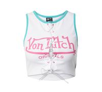 Von Dutch Originals Haut 'Sunny' aqua / rose / blanc, Taille L