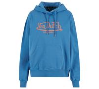 Von Dutch Originals Sweat-shirt 'Marley' bleu / orange foncé, Taille L