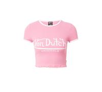 Von Dutch Originals T-shirt 'Ami' rose clair / blanc, Taille S