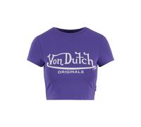 Von Dutch Originals T-shirt 'Arta' violet / blanc, Taille M