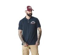 Von Dutch Polo Homme 100% Coton, Haut Homme California Regular fit, Bleu Taille S