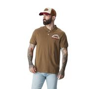 Von Dutch Polo Homme 100% Coton, Haut Homme California Regular fit, Marron Taille S