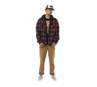 Von Dutch Surchemise Homme en flanelle, Veste Homme à carreaux HOWARD, Noir Taille XL