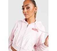 Von Dutch Sweat à capuche Velour - Rose XS