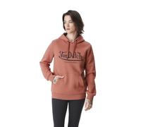 Von Dutch Sweat Femme Oversize, Sweat à Capuche Femme Basic, Confortable et Doux, Rouge Taille S