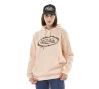 Von Dutch Sweat Femme Oversize, Sweat à Capuche Femme Logo, Confortable et Doux, Beige Taille M