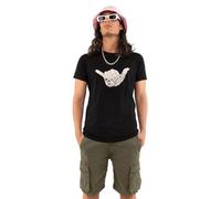 T-shirt Noir Homme Von Dutch SIGN S