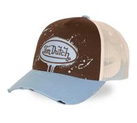 Von Dutch Trucker Snapback Cap PAINT SPLASH brun sky