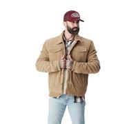 Von Dutch Veste Homme 100% Coton, Jacket Homme VELVET, Velours Côtelé et Regular Fit, Camel S