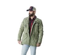 Von Dutch Veste Homme M65, Blouson Homme 100% Coton, Kaki/Noir XXL