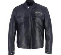 Von Dutch X Helstons Basic Blouson de moto en cuir, taille 4XL pour homme