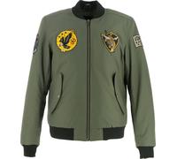 Von Dutch X Helstons Fight Blouson textile de moto, noir-brun, taille S pour homme