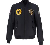 Von Dutch X Helstons Fight Blouson textile de moto, noir, taille 2XL pour homme