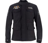 Von Dutch X Helstons Warrior Blouson textile de moto, noir, taille 4XL pour homme