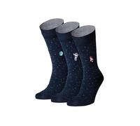 Von Jungfeld 3er Paquet Chaussettes pour Hommes - Motivsocken,Cadeau,Mixtes Far