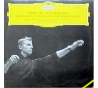 Von Karajan, Herbert - Herbert von Karajan dirigiert die Berliner Philharmoniker. 8 ungarische Tänze (Brahms). Ungarische Fantasie für Klavier und Orchester (Liszt) Ungarische Rhapsodie Nr.4. (Liszt) [Vinyl-LP].