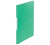 VON Leitz 46690055 Lot de 5 porte-documents A4 avec 30 compartiments en polypropylène pour 60 feuilles - Bac flexible pour l'école, l'étude et la maison - Vert