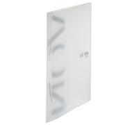 VON Leitz 46790001 Lot de 10 chemises A4 en plastique polypropylène pour 100 feuilles par Leitz Leitz, léger, avec impression Von moderne, pour l'école et la maison, blanc