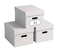 Leitz 6141-00-01 Aufbewahrungsbox 3 St.