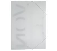 VON Leitz 30070001 Lot de 5 chemises à élastique en plastique polypropylène pour 150 feuilles, 3 rabats, avec élastique, avec imprimé Von moderne, léger, pour l'école et la maison