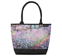 VON LILIENFELD Cabas Besace Claude Monet : Le jardin Sac Bandoulière Spacieux Sacs Portés Èpaule Cabas Décontractés