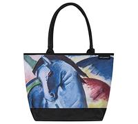 VON LILIENFELD Cabas Besace Franz Marc Cheval Bleu Sac Bandoulière Spacieux Sacs Portés Èpaule Cabas Décontractés Art