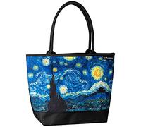 VON LILIENFELD® Cabas Vincent van Gogh : La nuit étoilée Femme Besace Sac Bandoulière Spacieux Arte