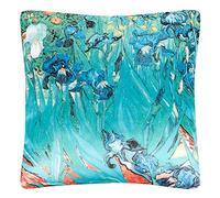 Von LILIENFELD Coussin Art Motif Vincent Van Gogh Iris Coussin décoratif 40 x 40 cm Coussin de canapé Décoration intérieure Salon Housse de Coussin avec Motif imprimé sur Les Deux Faces