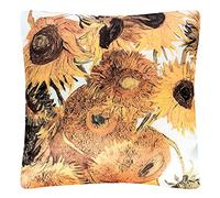 Von LILIENFELD Coussin Art Motif Vincent Van Gogh Tournesols Coussin décoratif 40 x 40 cm Coussin de canapé Décoration de Salon avec Housse de Coussin imprimée des Deux côtés