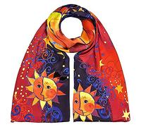 VON LILIENFELD® Foulard Soie Rosina Wachtmeister : Sole Femme Cache-Nez Écharpe Art