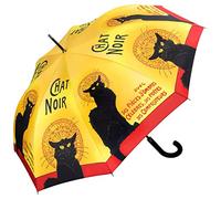 VON LILIENFELD® Parapluie Canne Grand Robuste Ouverture Automatique Art Animal Chat Noir